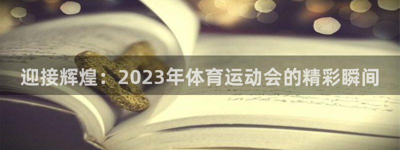 球速体育：迎接辉煌：2023年体育运动会的精彩瞬间